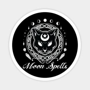 Moon Spells Magnet